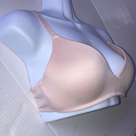 NAUTICA Intimates Nude Cream Lightly Padded Bra Womens 36B Style 6394-49 - Picture 2 of 11